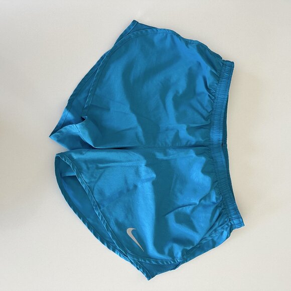 Nike Pants - Nike Cyan Aqua Blue Exercise Shorts Dri Fit S Size Small Woman Womans